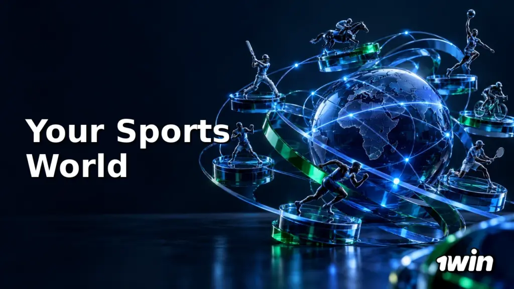 1win sports betting illustration