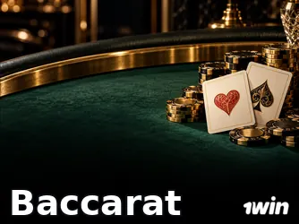 Baccarat — 1win Nigeria game illustration